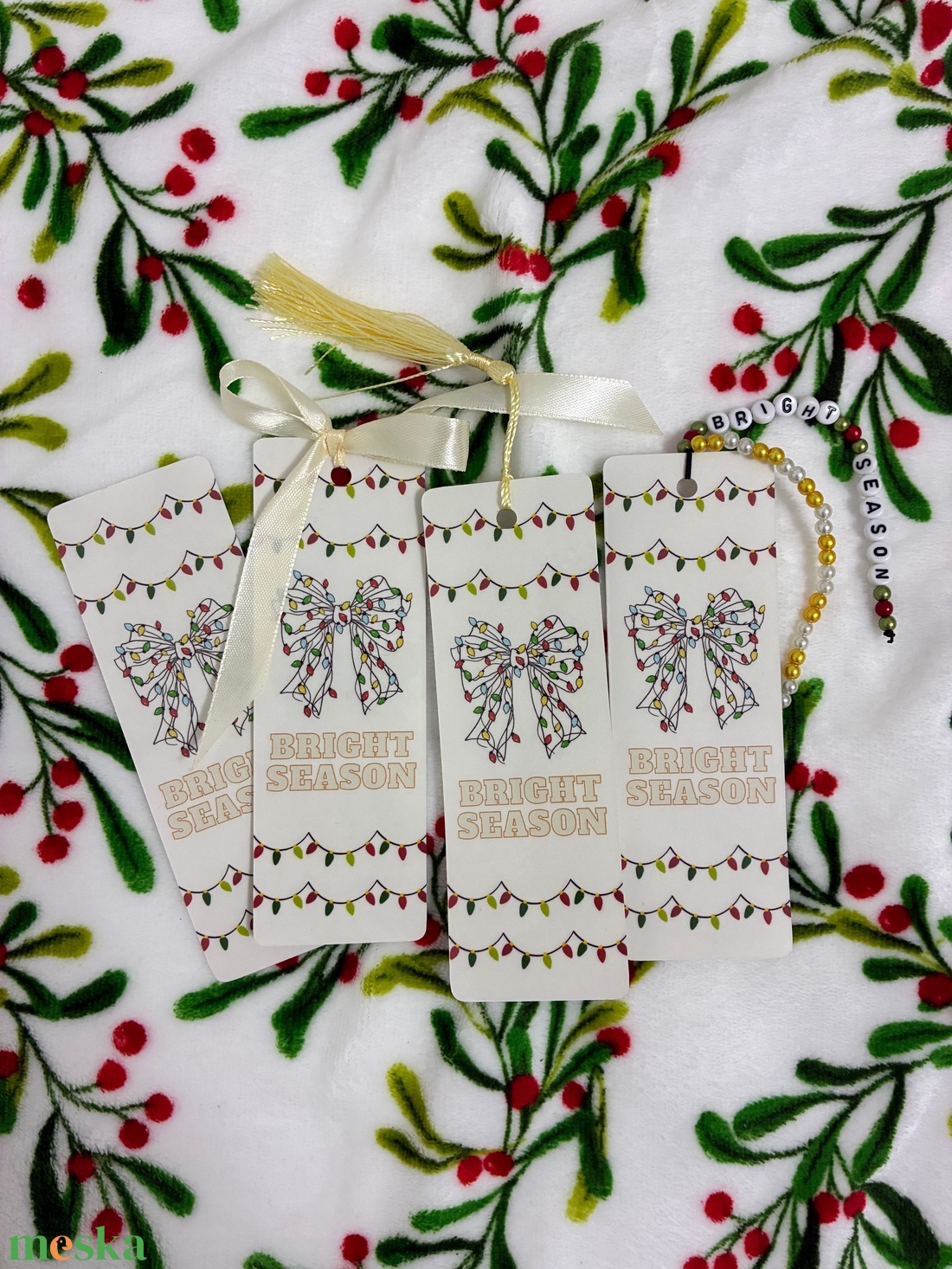 Könyvjelző � Bright season - könyv & zene - könyvjelző - Meska.hu