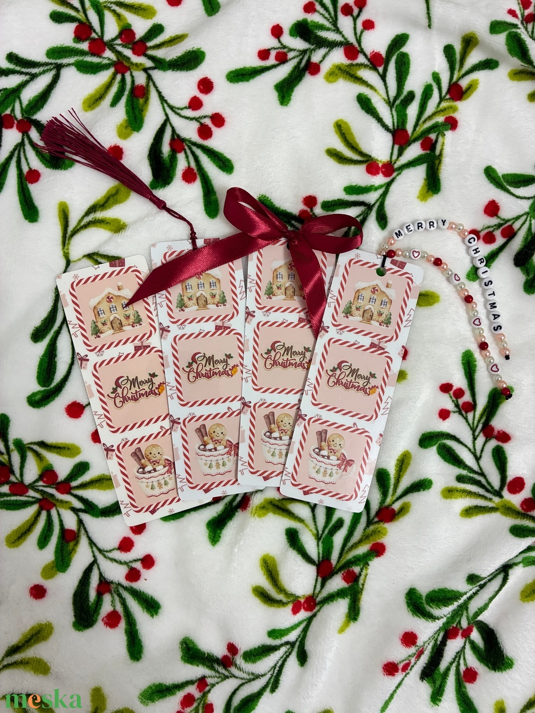 Könyvjelző � Merry Christmas - könyv & zene - könyvjelző - Meska.hu