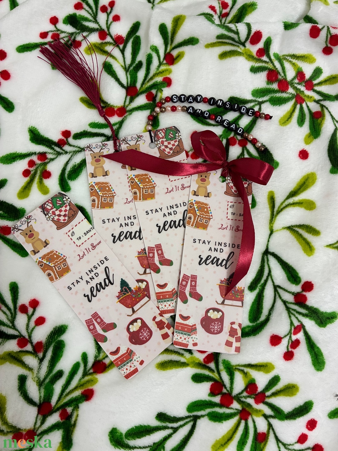 Könyvjelző � Stay inside - könyv & zene - könyvjelző - Meska.hu