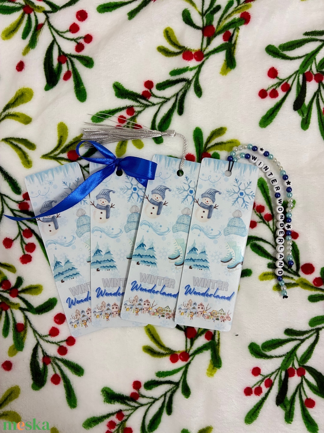 Könyvjelző � Winter wonderland - könyv & zene - könyvjelző - Meska.hu