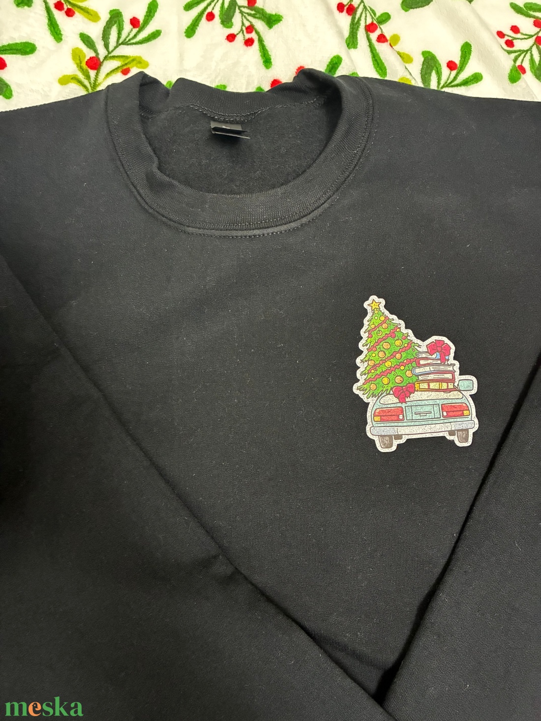 Karácsonyi autó  Póló, pulóver - ruha & divat - férfi ruha - póló - Meska.hu