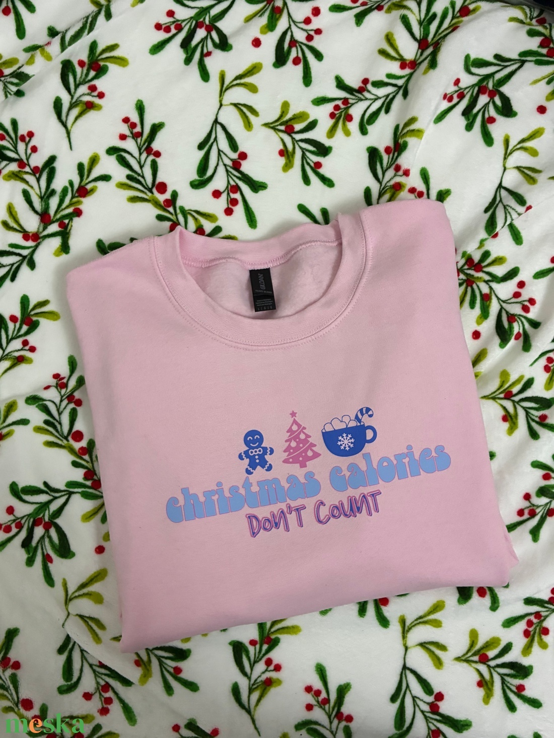 Christmas calories don't count  Póló, pulóver - ruha & divat - férfi ruha - póló - Meska.hu