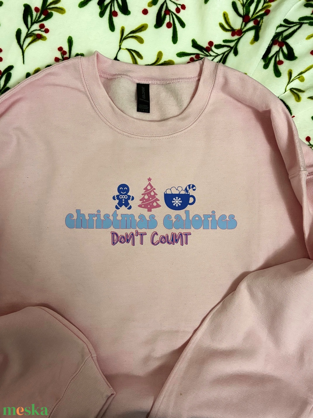 Christmas calories don't count  Póló, pulóver - ruha & divat - férfi ruha - póló - Meska.hu
