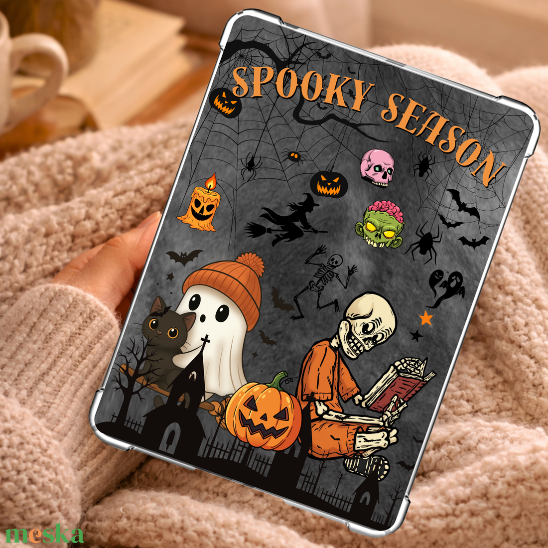 Spooky Season � halloweeni kollázs Kindle insert/betét - könyv & zene - könyvtok - Meska.hu