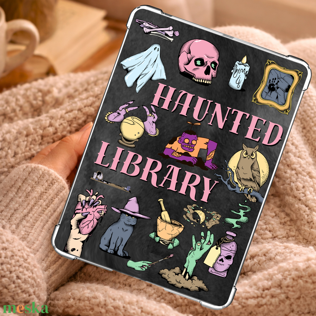 Haunted Library � misztikus Kindle insert/betét - könyv & zene - könyvtok - Meska.hu