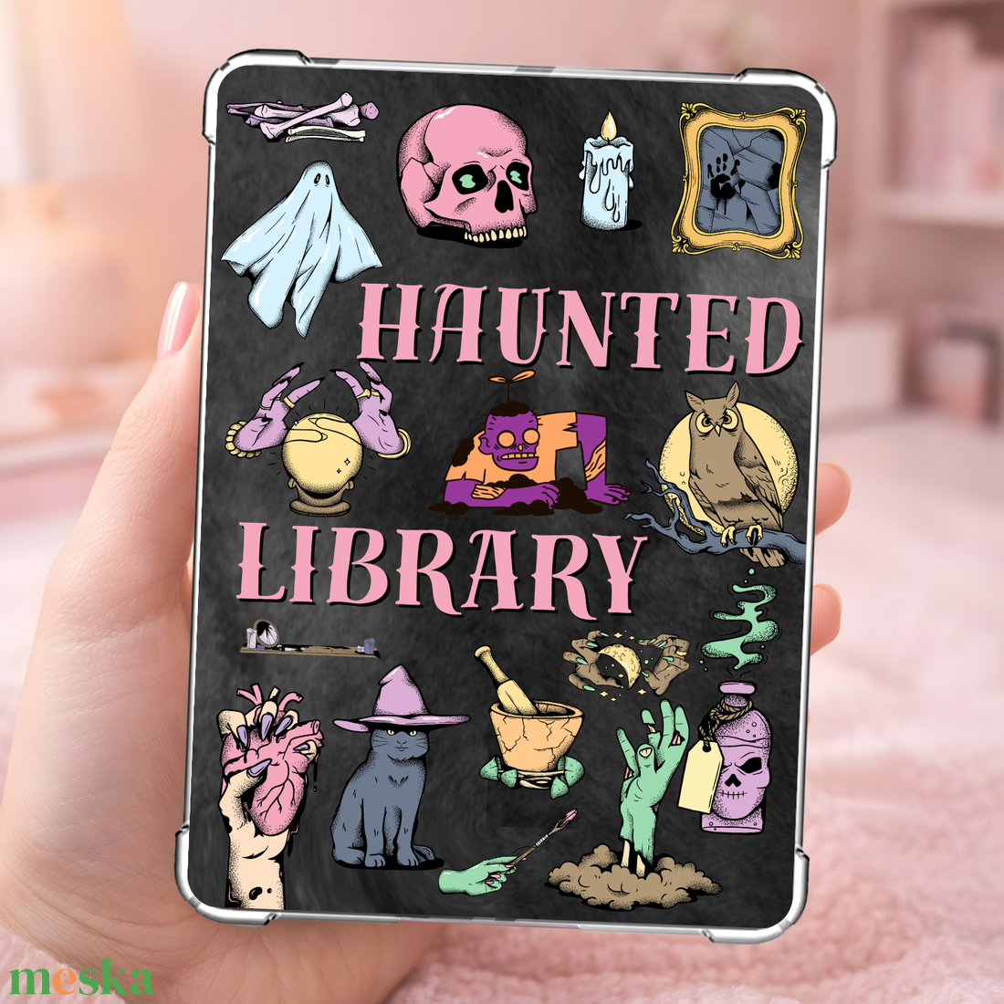 Haunted Library � misztikus Kindle insert/betét - könyv & zene - könyvtok - Meska.hu