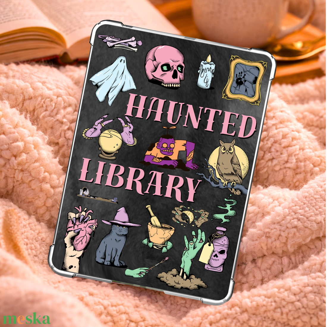 Haunted Library � misztikus Kindle insert/betét - könyv & zene - könyvtok - Meska.hu