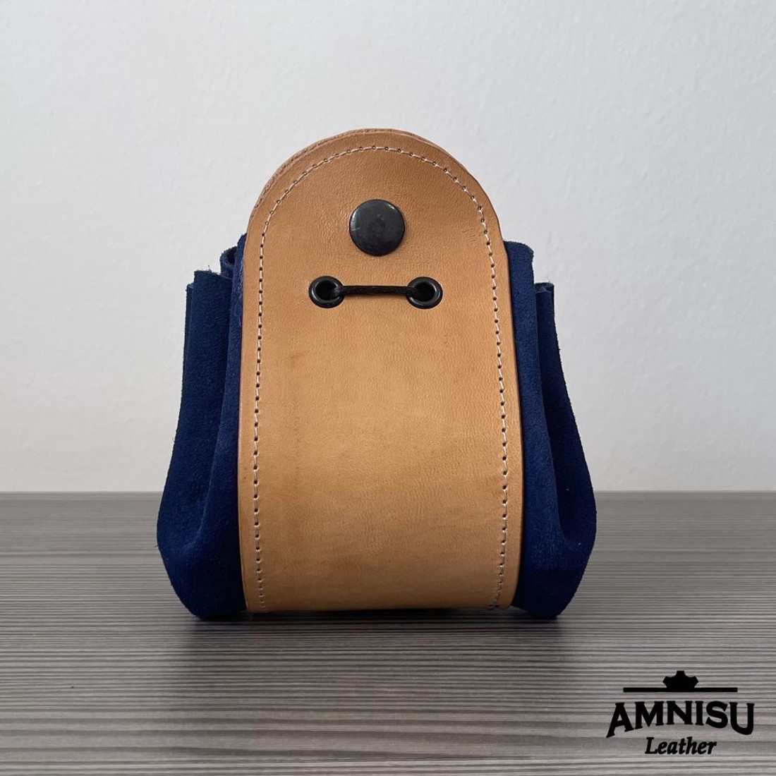 2in1 szütyő és kockatálca - natúr - sötétkék -  - Meska.hu