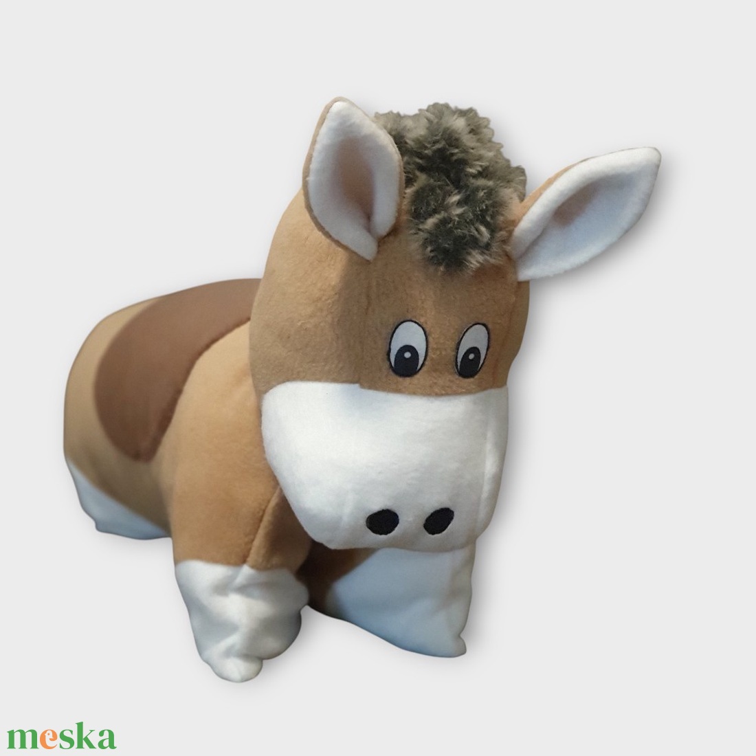 Játék és párna fekhely - lovacskás - baba - mama - babaszoba dekoráció - gyerek díszpárna - Meska.hu