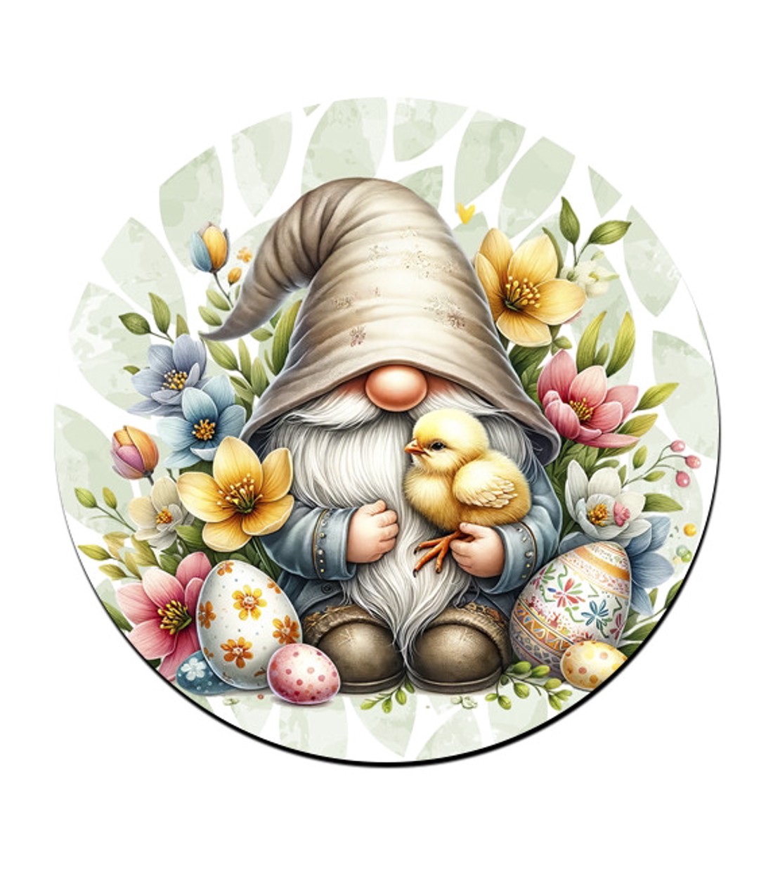 Húsvéti manó és a kis csibe mintás bögre alátét -  - Meska.hu