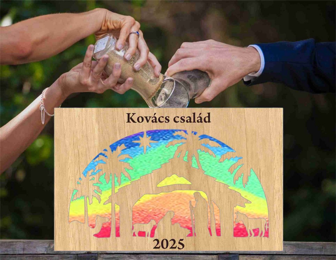 Karácsonyi homoköntés Betlehem -  - Meska.hu