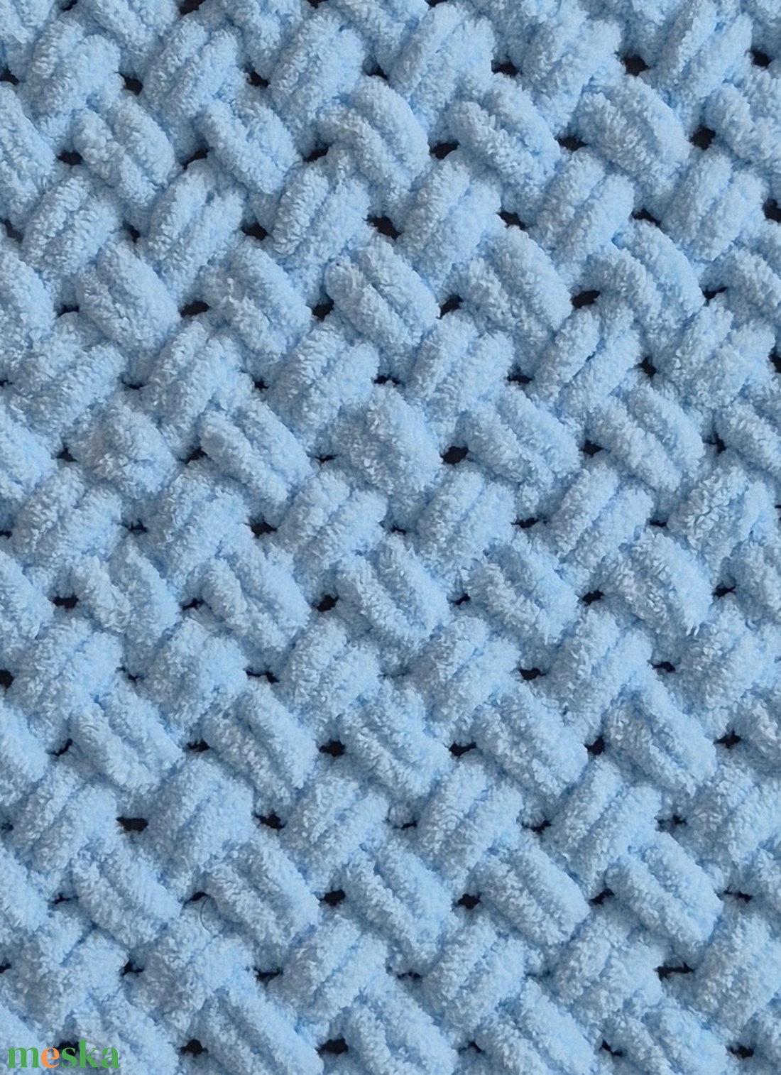 Babatakaró rendelésre ketesztmintás  - otthon & életmód - babaszoba, gyerekszoba - babatakaró, gyerek pléd - Meska.hu