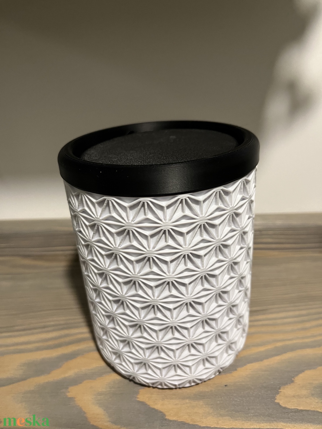 Mini asztali tároló/kuka forgó fedéllel - otthon & életmód - tárolás & rendszerezés - doboz - Meska.hu