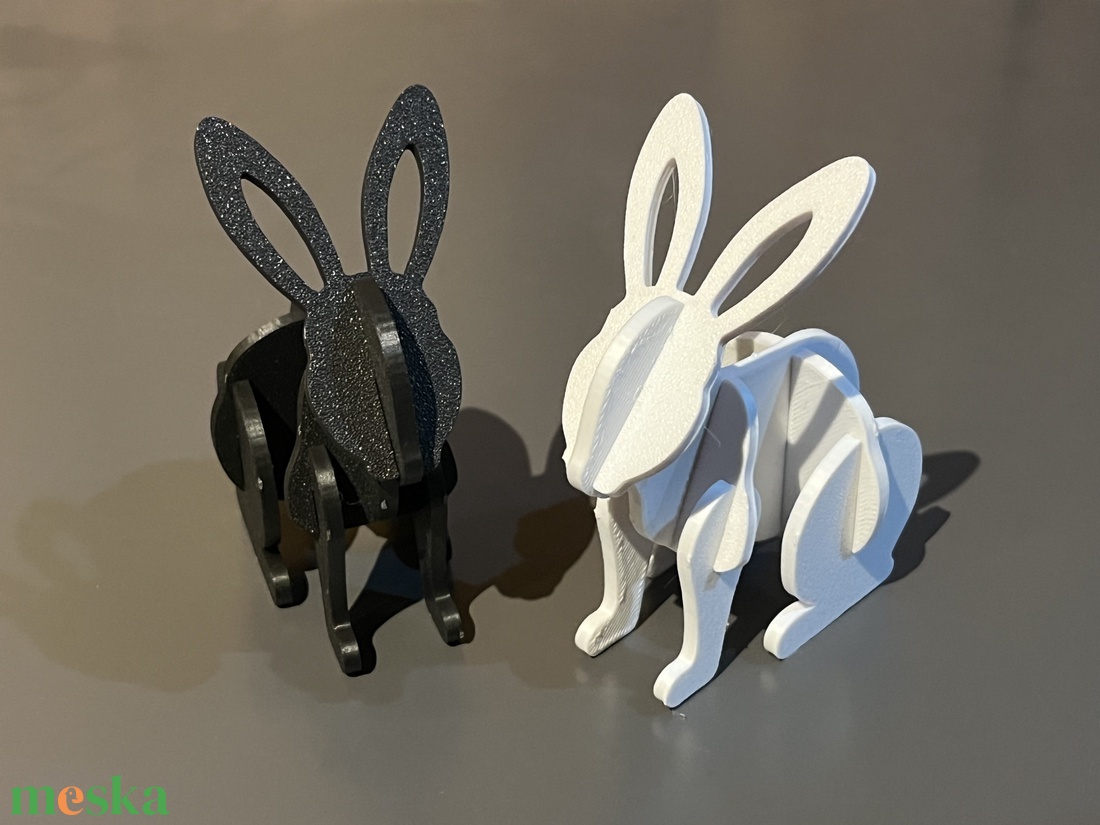 Összeilleszthető nyuszi figura (gyereknek) - játék & sport - plüssállat & játékfigura - nyuszi - Meska.hu