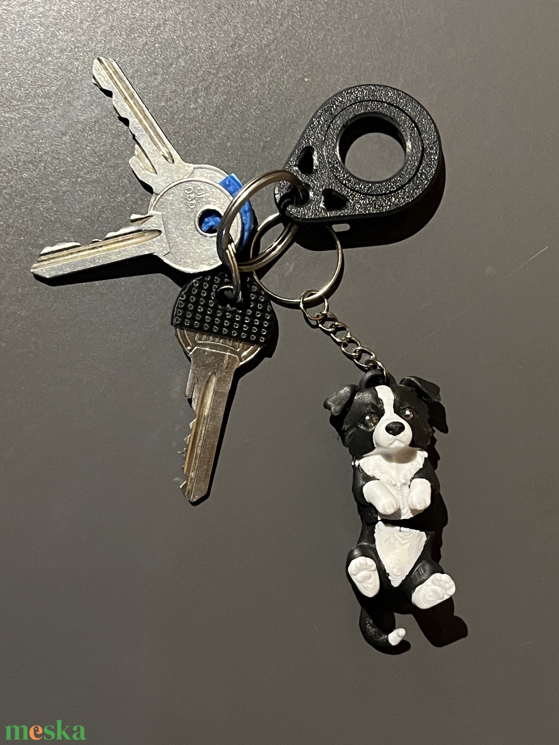 Flexi Border Collie kulcstartó  - táska & tok - kulcstartó & táskadísz - kulcstartó - Meska.hu
