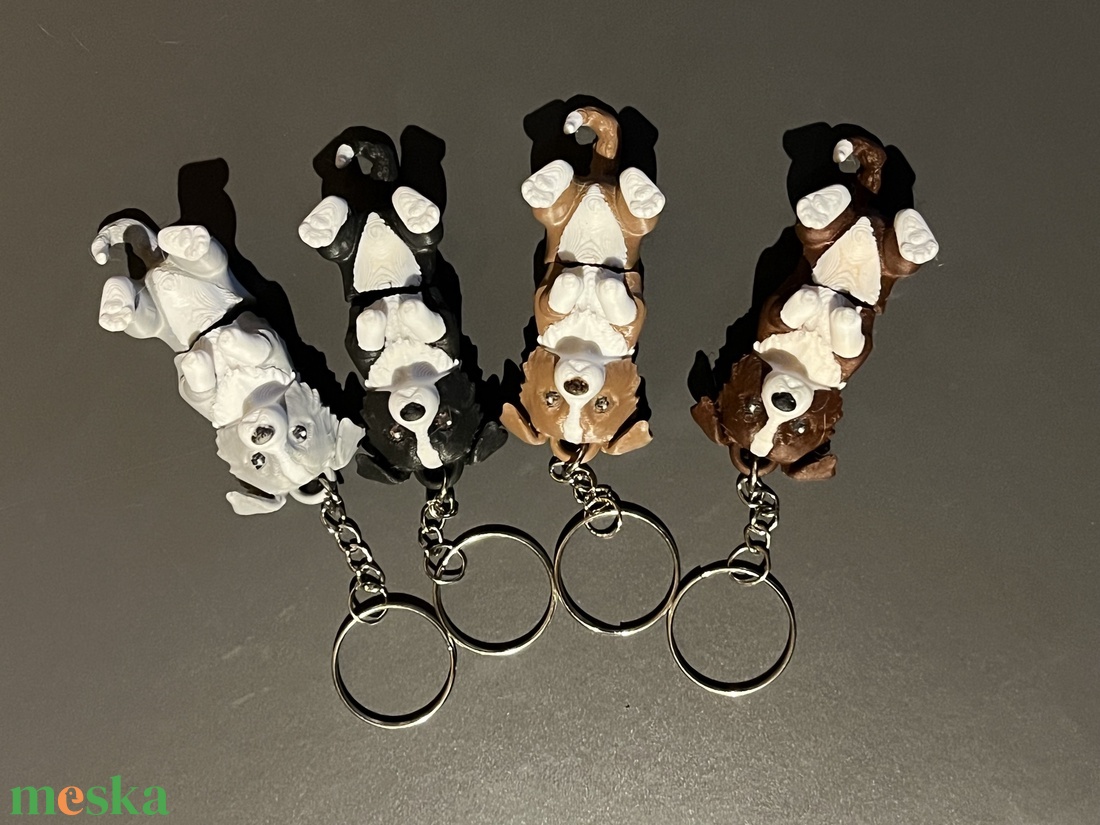 Flexi Border Collie kulcstartó  - táska & tok - kulcstartó & táskadísz - kulcstartó - Meska.hu