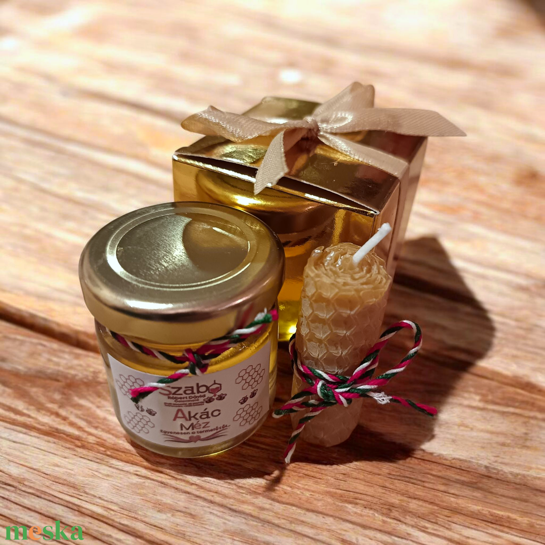 Mini mézes box - otthon & életmód - konyhafelszerelés, tálalás - tálalás - üveg & kancsó - Meska.hu
