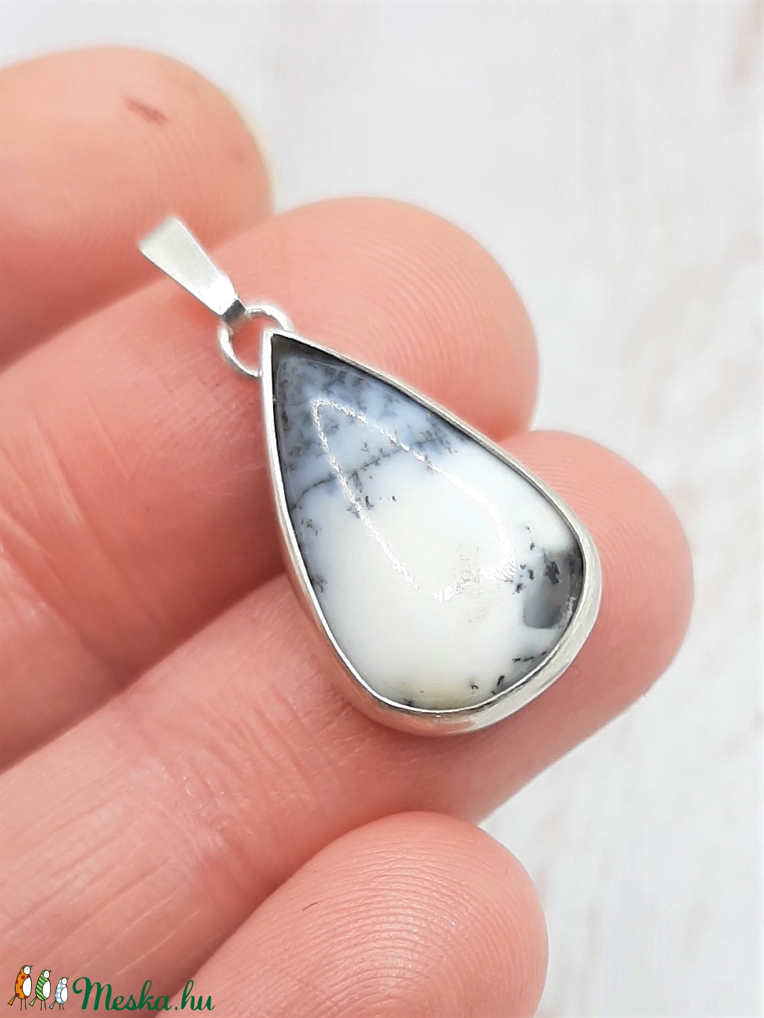 Merlinit ezüst medál - ékszer - nyaklánc - medál - Meska.hu