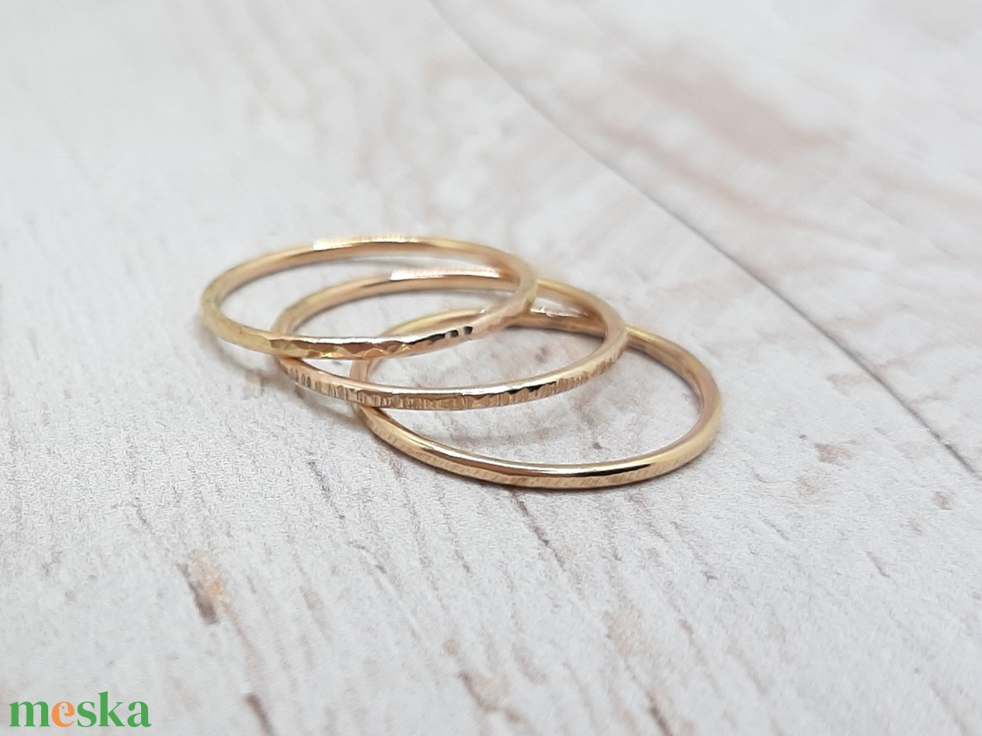 Rozé arany gyűrű (14K) - ékszer - gyűrű - kerek gyűrű - Meska.hu Rozé arany gyűrű (14K) - ékszer - gyűrű - kerek gyűrű - Meska.hu