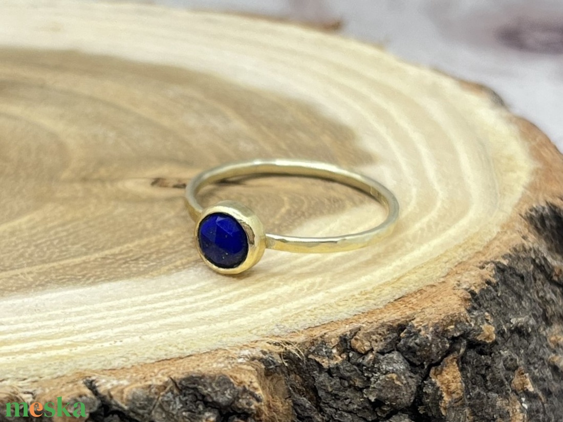 Lápisz lazuli arany gyűrű (14K) - ékszer - gyűrű - szoliter gyűrű - Meska.hu Lápisz lazuli arany gyűrű (14K) - ékszer - gyűrű - szoliter gyűrű - Meska.hu