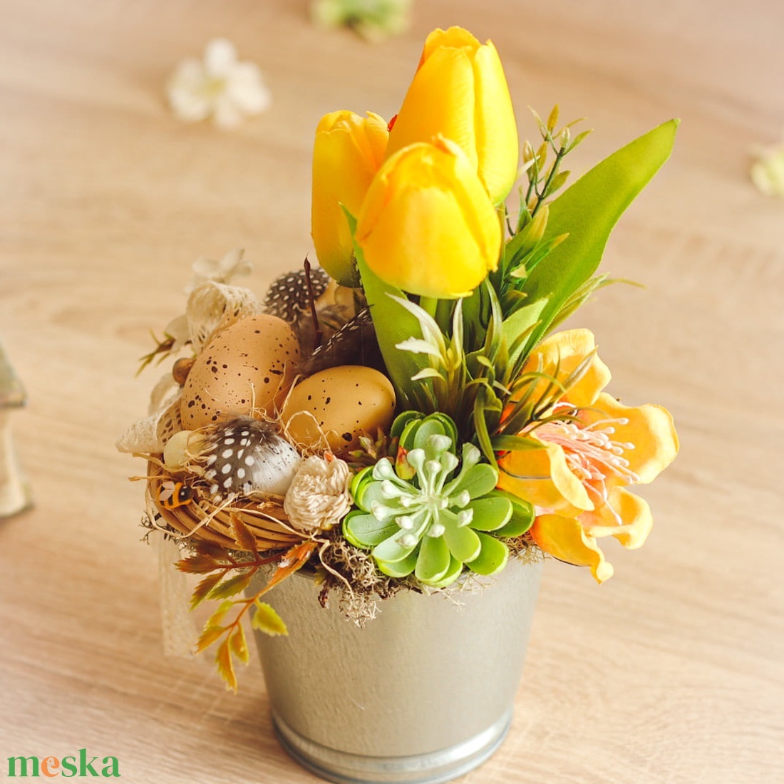 Húsvéti kaspó tulipánnal - otthon & életmód - dekoráció - asztal és polc dekoráció - asztaldísz - Meska.hu Húsvéti kaspó tulipánnal - otthon & életmód - dekoráció - asztal és polc dekoráció - asztaldísz - Meska.hu