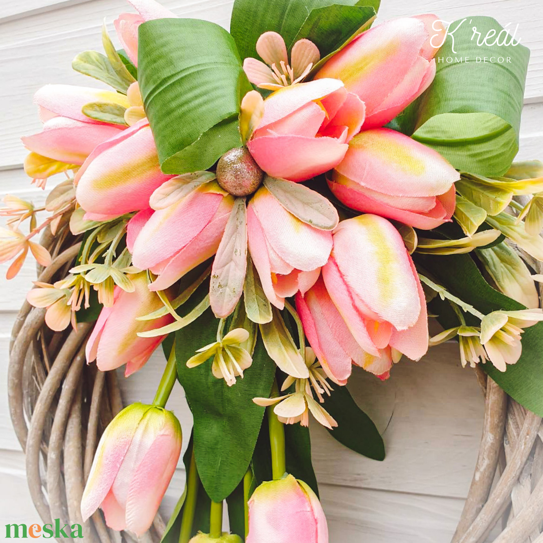 Tavaszi tulipános kopogtató - otthon & életmód - dekoráció - ajtó- és ablak dekoráció - ajtódísz & kopogtató - Meska.hu Tavaszi tulipános kopogtató - otthon & életmód - dekoráció - ajtó- és ablak dekoráció - ajtódísz & kopogtató - Meska.hu