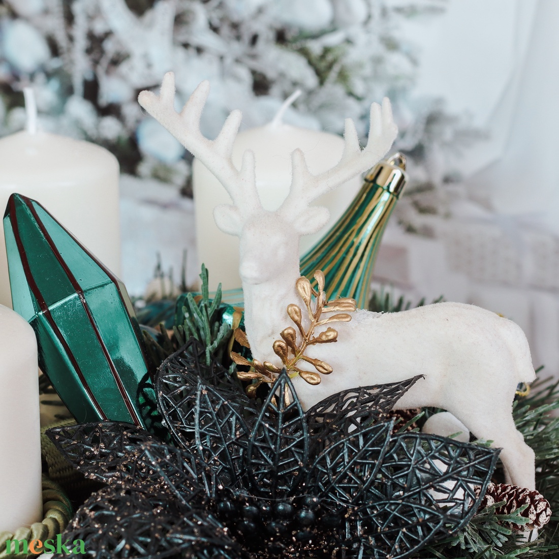 Adventi fenyő koszorú - karácsony - adventi díszek - adventi gyertyadíszek és koszorúdíszek - Meska.hu