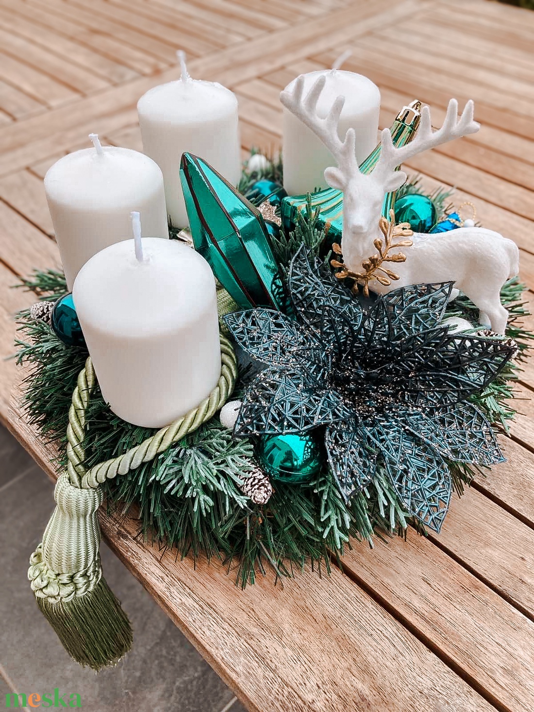 Adventi fenyő koszorú - karácsony - adventi díszek - adventi gyertyadíszek és koszorúdíszek - Meska.hu