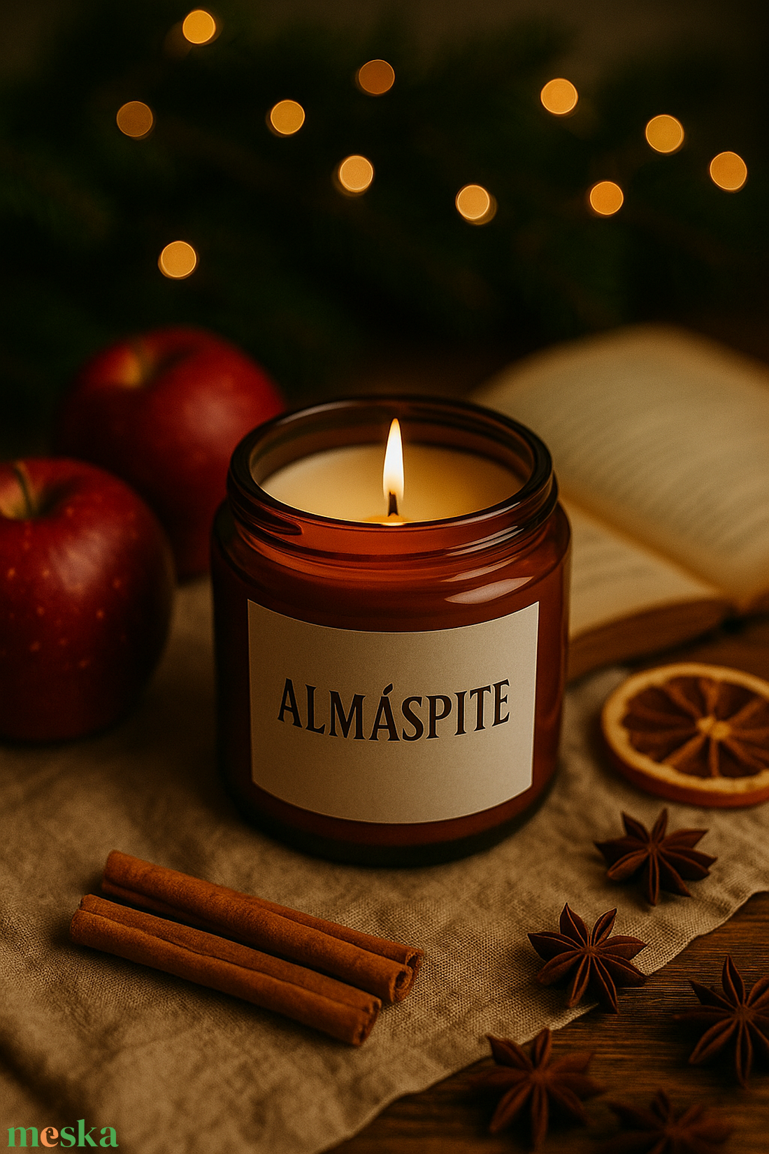 Almáspite illatgyertya - otthon & életmód - gyertya, illat, aroma - mécses és mécsestartó - Meska.hu Almáspite illatgyertya - otthon & életmód - gyertya, illat, aroma - mécses és mécsestartó - Meska.hu