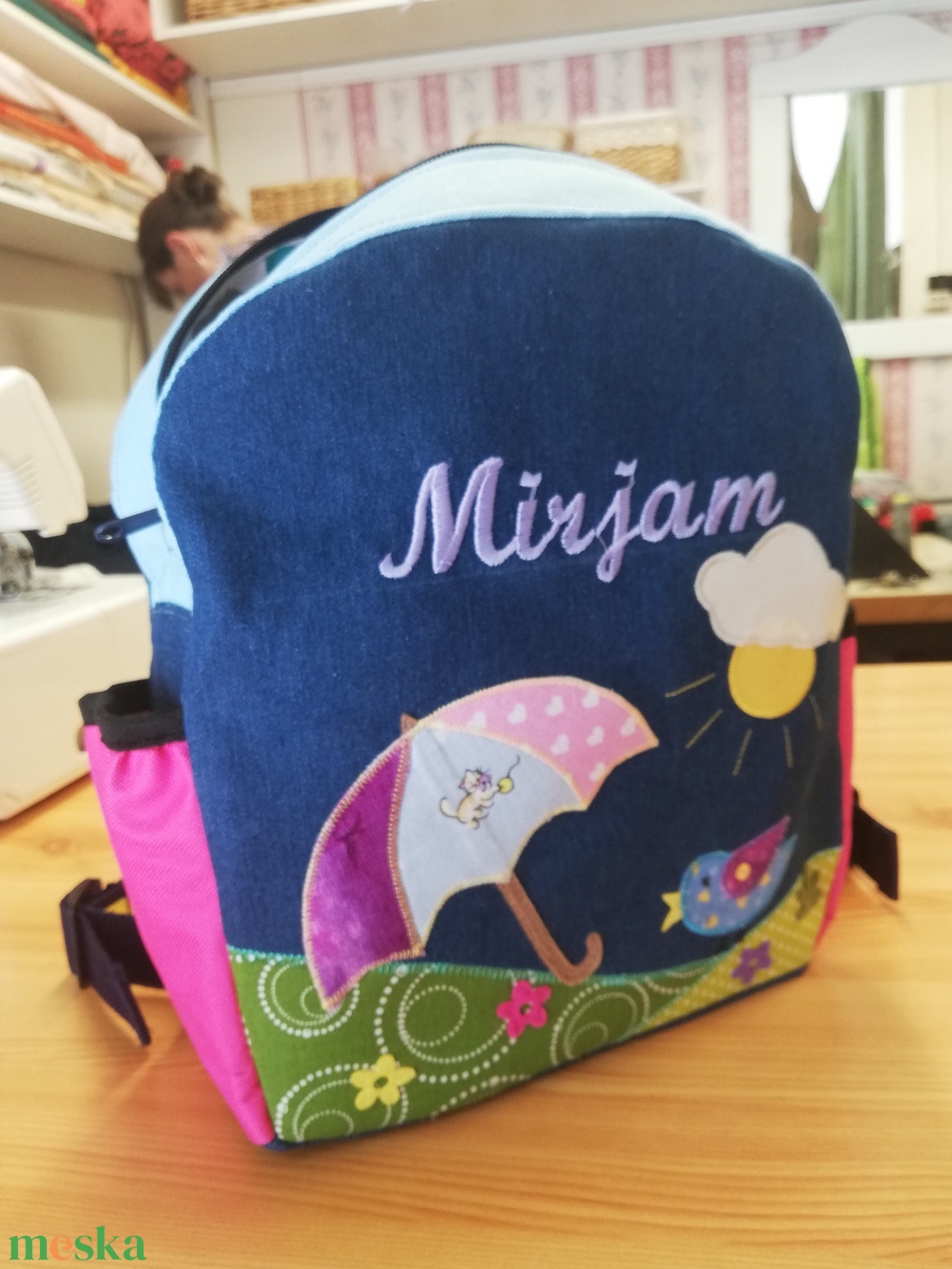 Mirjam mesés esernyős hátitáskája - táska & tok - hátizsák - kishátizsák - Meska.hu Mirjam mesés esernyős hátitáskája - táska & tok - hátizsák - kishátizsák - Meska.hu