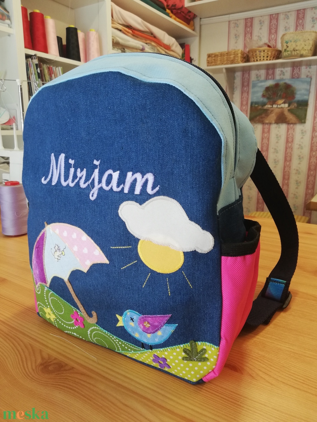 Mirjam mesés esernyős hátitáskája - táska & tok - hátizsák - kishátizsák - Meska.hu Mirjam mesés esernyős hátitáskája - táska & tok - hátizsák - kishátizsák - Meska.hu