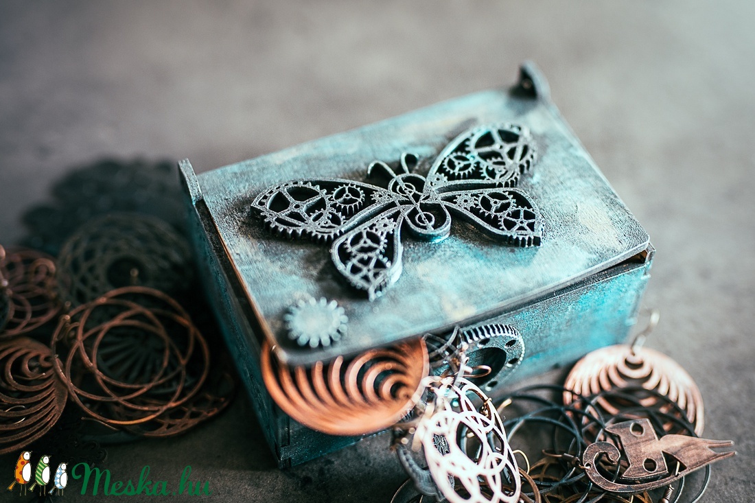 Steampunk ékszertartó doboz - - Meska.hu Steampunk ékszertartó doboz - - Meska.hu