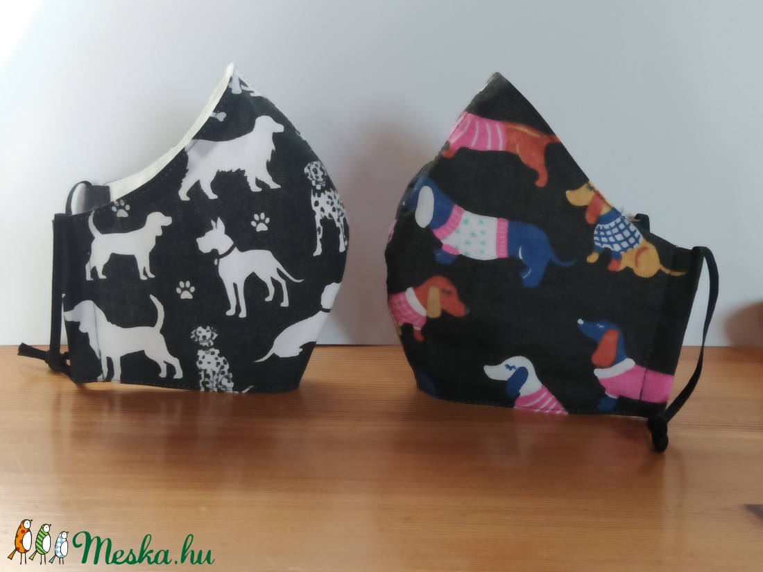 Akció! 2 db textil szájmaszk, kutyás pamut vászonból - női vagy tini méretben - női - női - Meska.hu Akció! 2 db textil szájmaszk, kutyás pamut vászonból - női vagy tini méretben - női - női - Meska.hu