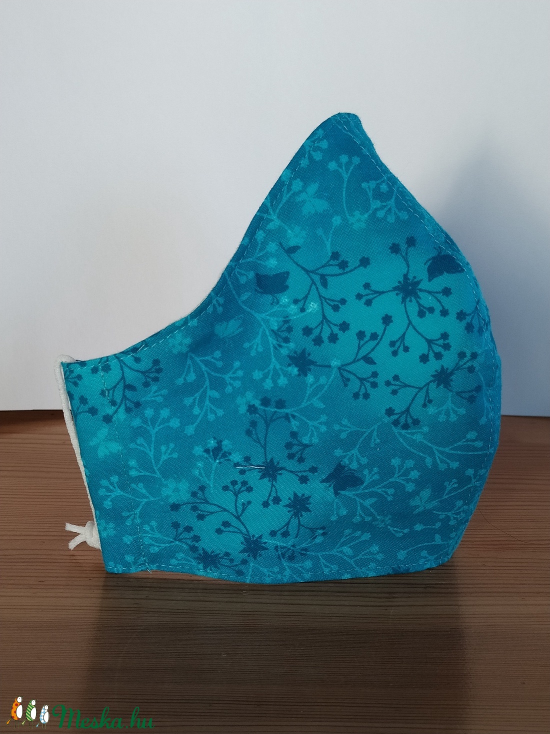 Akció! Textil szájmaszk - türkizkék kapros mintás, - női vagy tini méretben - női - női - Meska.hu Akció! Textil szájmaszk - türkizkék kapros mintás, - női vagy tini méretben - női - női - Meska.hu