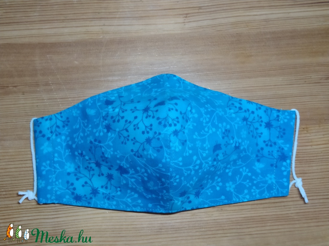 Akció! Textil szájmaszk - türkizkék kapros mintás, - női vagy tini méretben - női - női - Meska.hu Akció! Textil szájmaszk - türkizkék kapros mintás, - női vagy tini méretben - női - női - Meska.hu