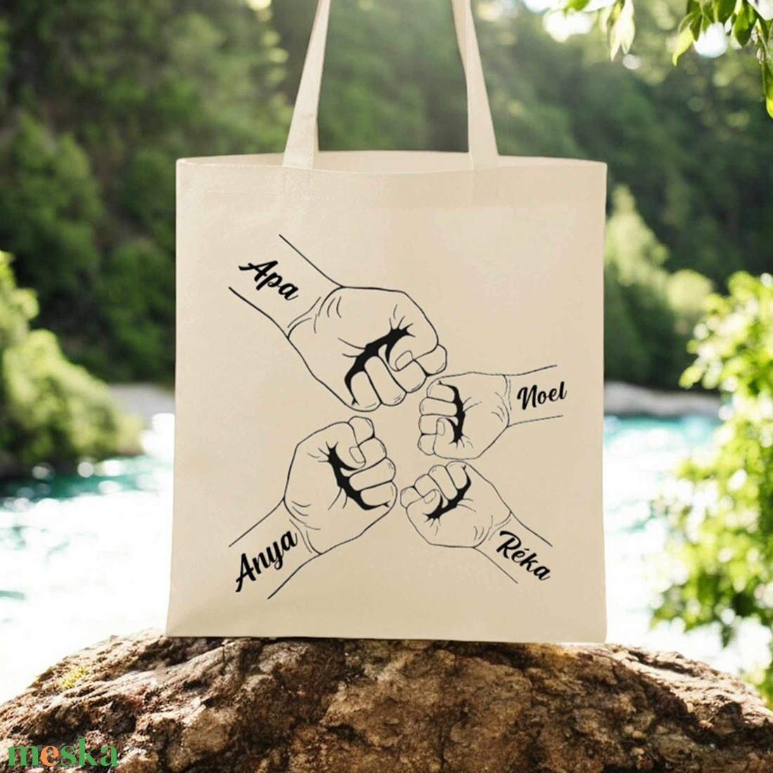 Egyedi bevásárló táska - táska & tok - bevásárlás & shopper táska - shopper, textiltáska, szatyor - Meska.hu
