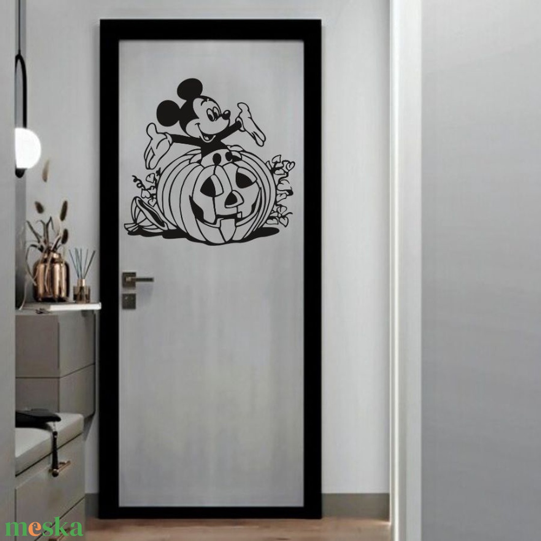 Mickey egeres Halloween matrica - otthon & életmód - dekoráció - halloween - halloweeni dekoráció - Meska.hu