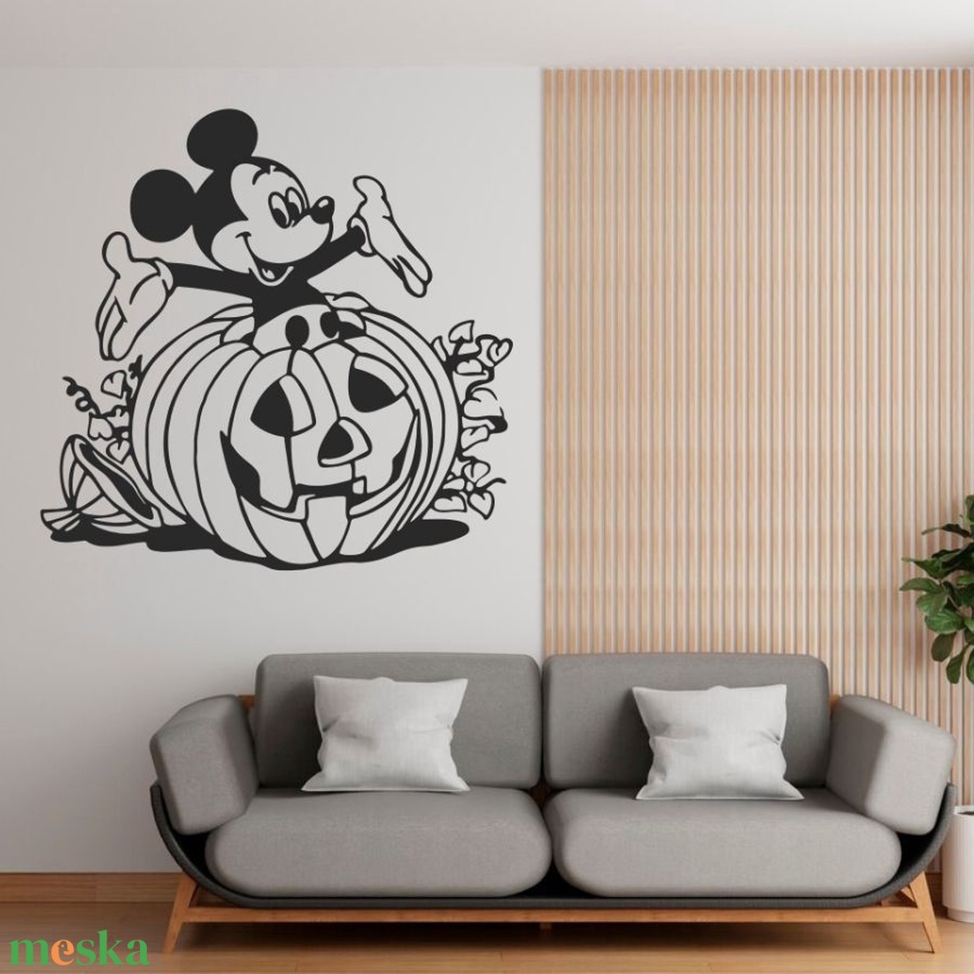 Mickey egeres Halloween matrica - otthon & életmód - dekoráció - halloween - halloweeni dekoráció - Meska.hu