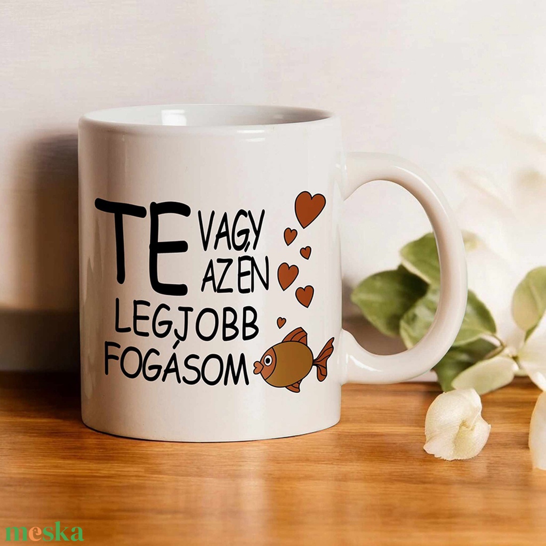 Te vagy az én legjobb fogásom - bögre - otthon & életmód - konyhafelszerelés, tálalás - tálalás - bögre & csésze - Meska.hu