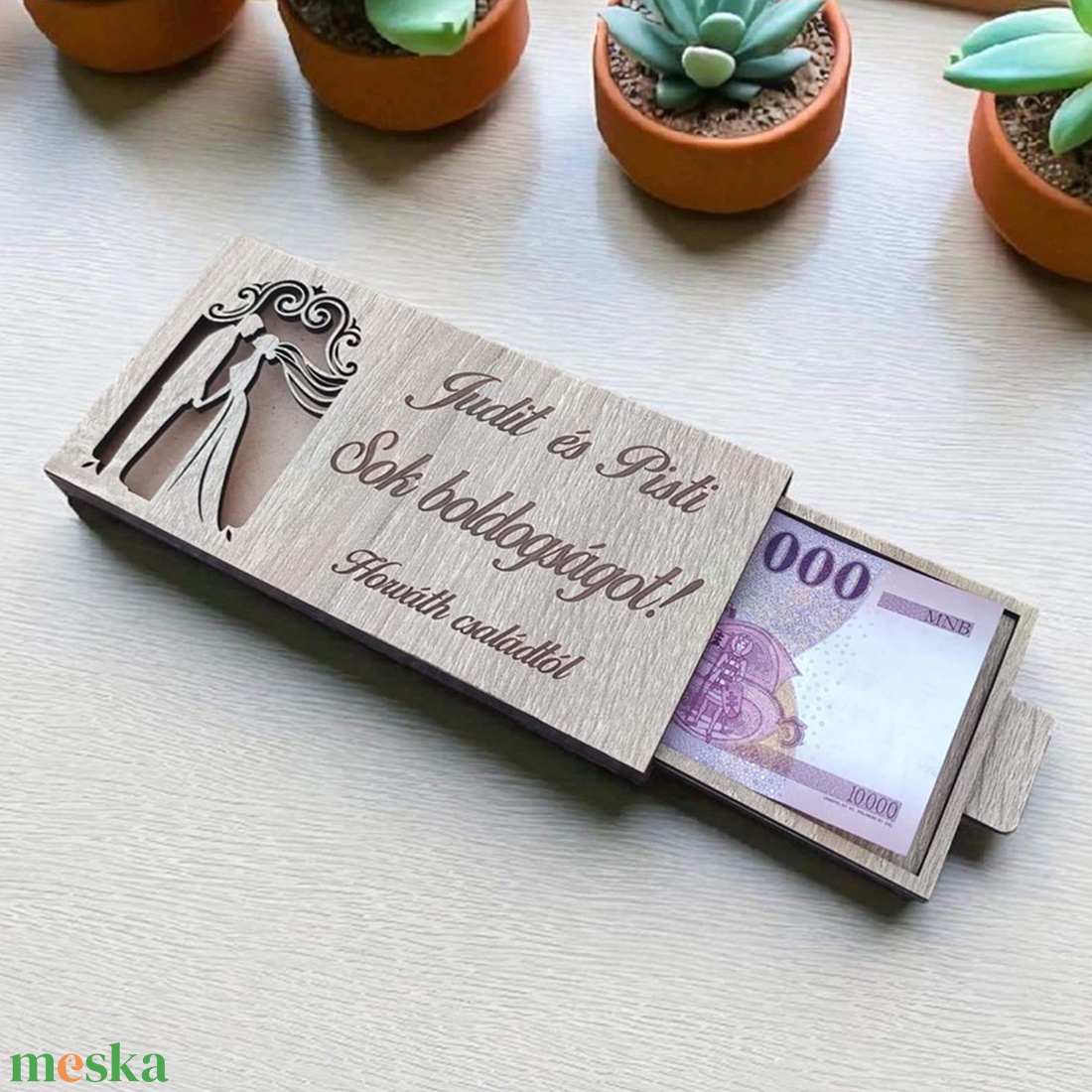 Esküvői pénzátadó, kihúzható - esküvő - emlék & ajándék - nászajándék - esküvői pénzátadó doboz - Meska.hu