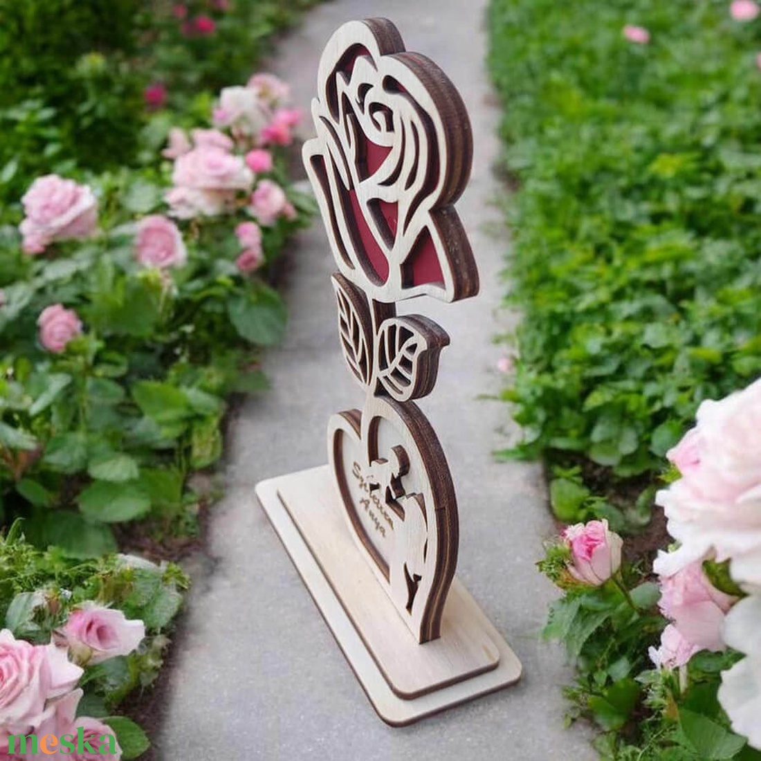 Anyák napi fa rózsa - otthon & életmód - dekoráció - virágdekoráció - virágok - virágcsokor - Meska.hu