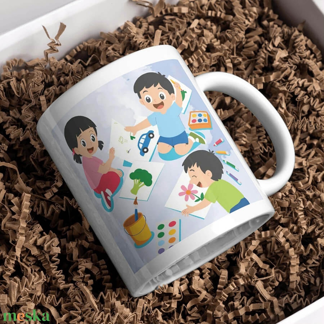 Ballagási bögre óvónéninek, dadusnak - egyedi szöveggel 2 - otthon & életmód - konyhafelszerelés, tálalás - tálalás - bögre & csésze - Meska.hu