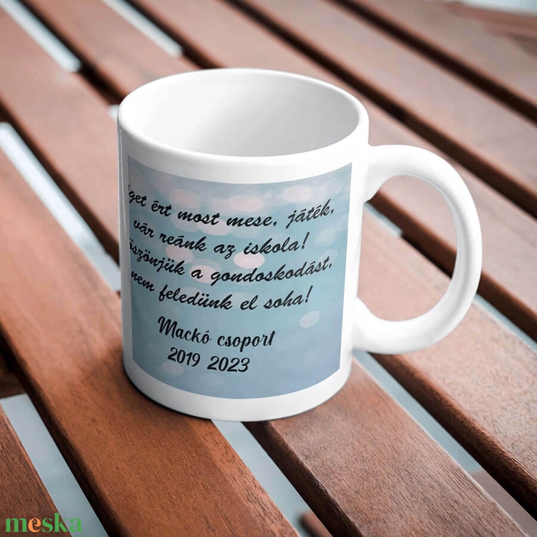 Ballagási bögre óvónéninek, dadusnak - egyedi szöveggel - otthon & életmód - konyhafelszerelés, tálalás - tálalás - bögre & csésze - Meska.hu