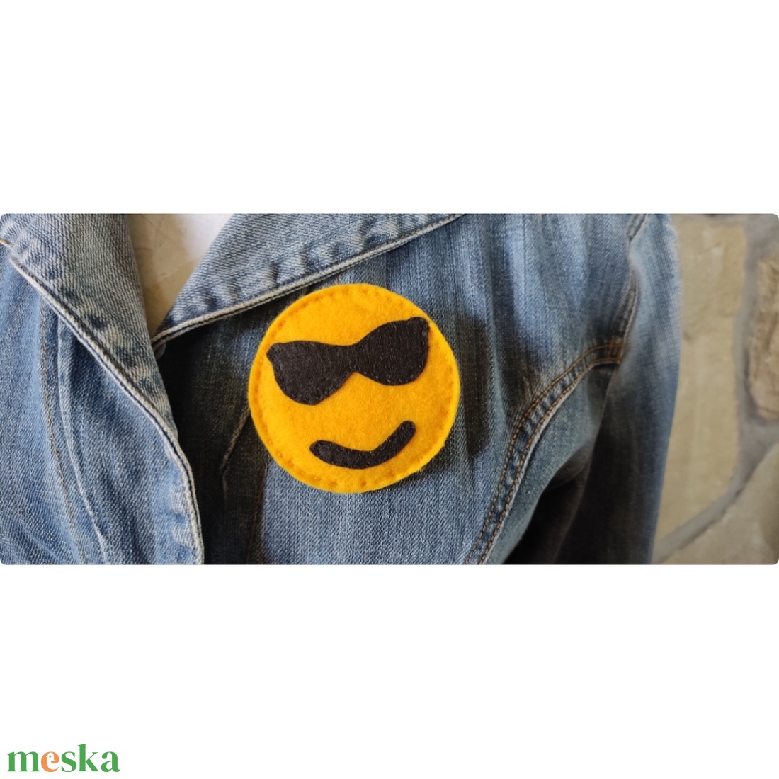 Napszemüveges smiley kitűző - ékszer - kitűző és bross - ruha & cipőklipsz - Meska.hu Napszemüveges smiley kitűző - ékszer - kitűző és bross - ruha & cipőklipsz - Meska.hu