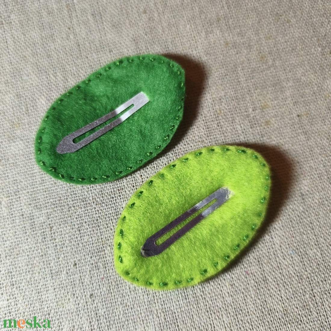 Csitt-csatt hajcsat - nyuszik (2 db) (7) - ruha & divat - hajdísz & hajcsat - hajdísz - Meska.hu