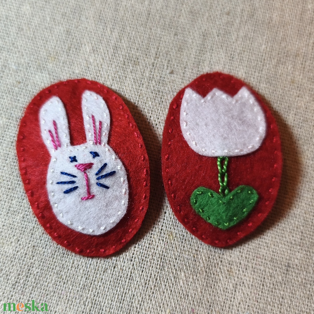 Csitt-csatt hajcsat - tavasz (2 db) (12) - ruha & divat - hajdísz & hajcsat - hajdísz - Meska.hu