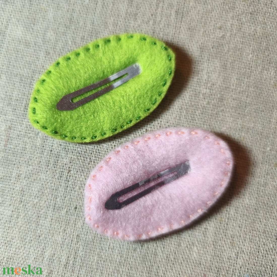 Csitt-csatt hajcsat - fánik (2 db) (17) - ruha & divat - hajdísz & hajcsat - hajdísz - Meska.hu