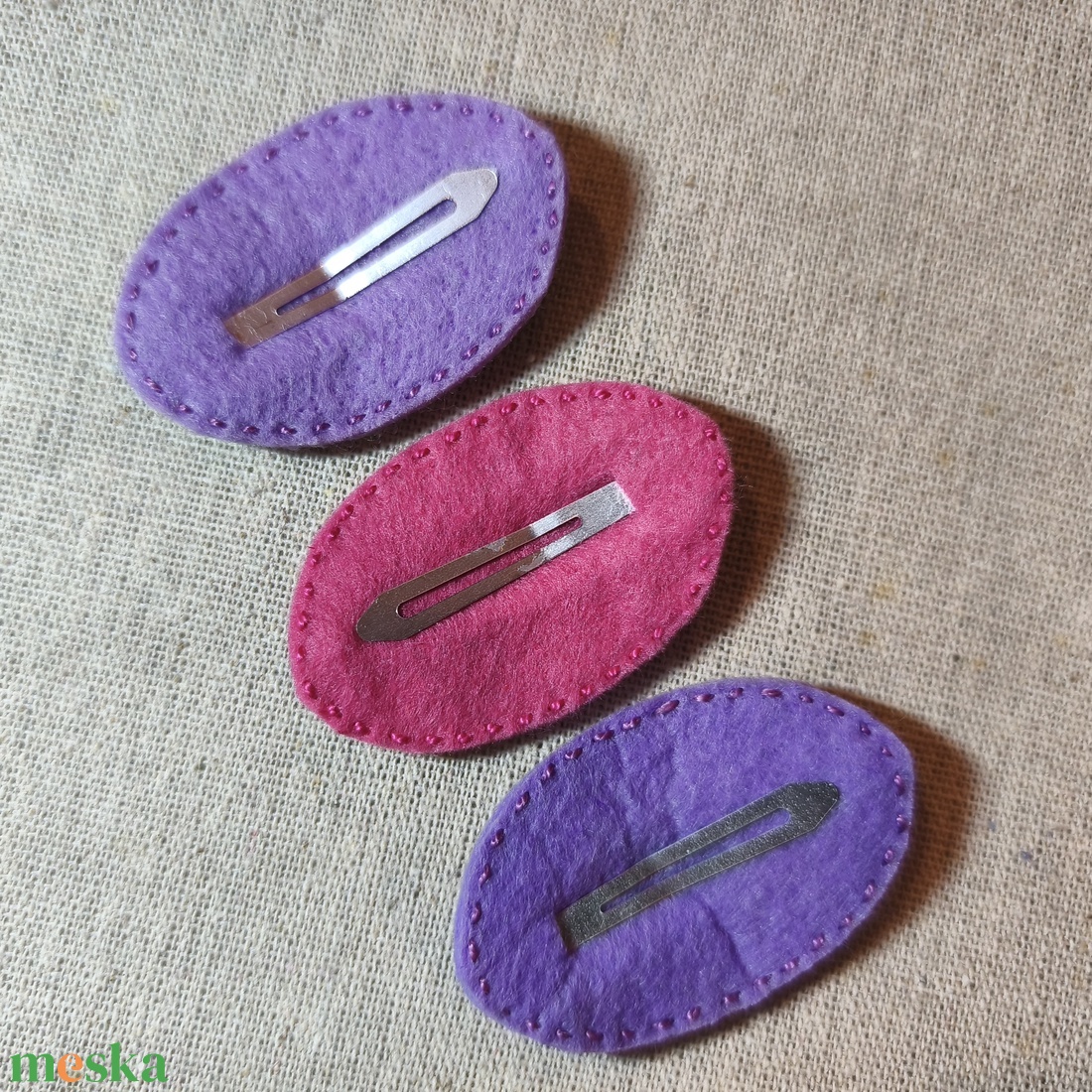 Csitt-csatt hajcsat - állatok (3 db) (18) - ruha & divat - hajdísz & hajcsat - hajdísz - Meska.hu