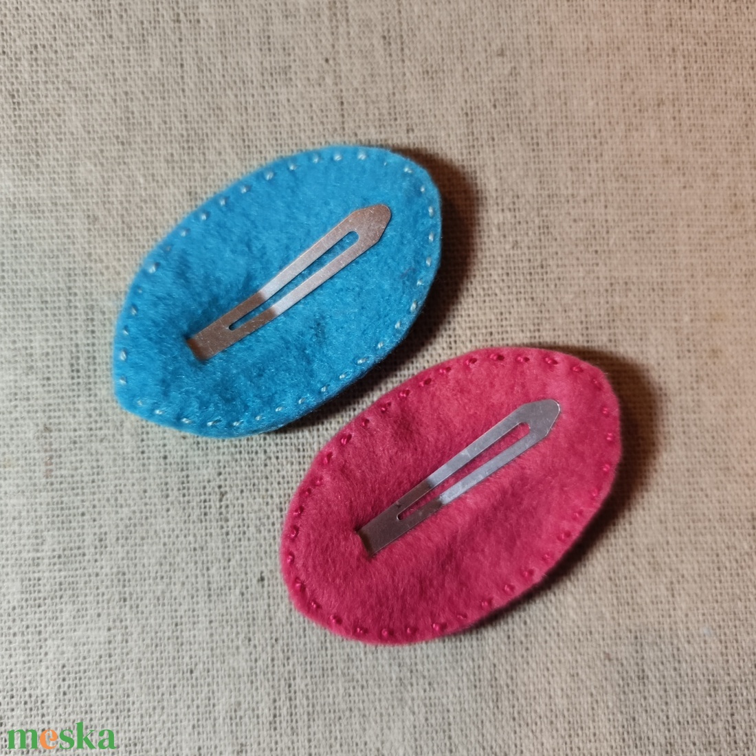 Csitt-csatt hajcsat - tekik (2 db) (21) - ruha & divat - hajdísz & hajcsat - hajdísz - Meska.hu