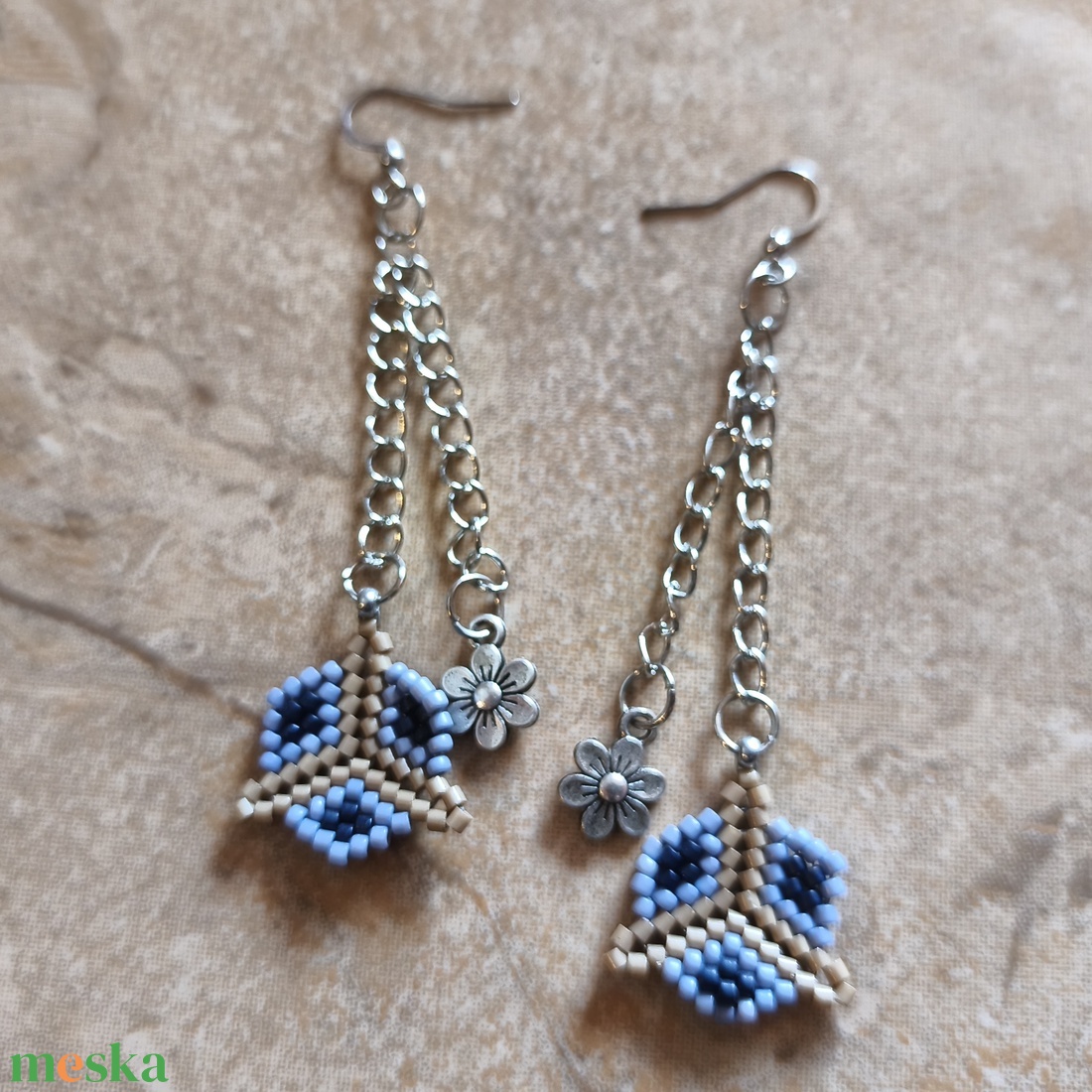 Gyöngy fülbevaló (101) - ékszer - fülbevaló - lógó fülbevaló - Meska.hu